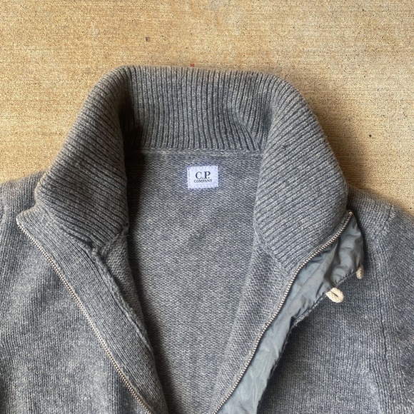 VTG CP Company Wool and Nylon Hooded Sweater - Picture 3 of 9